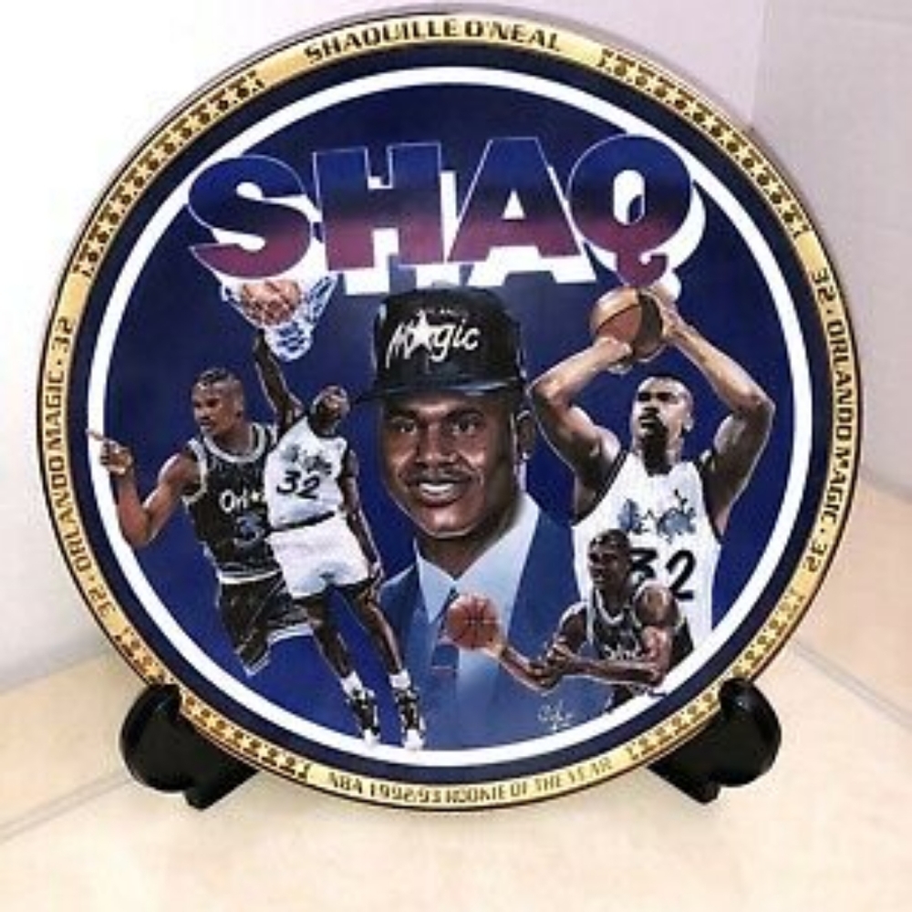 NBA Orlando Magic Shaquille O Neal Plate